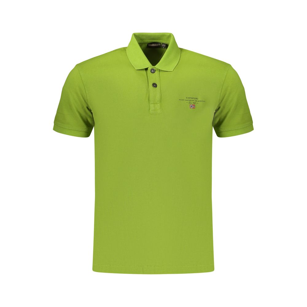 Napapijri Verde Cotton Men's Polo | Regal Royce