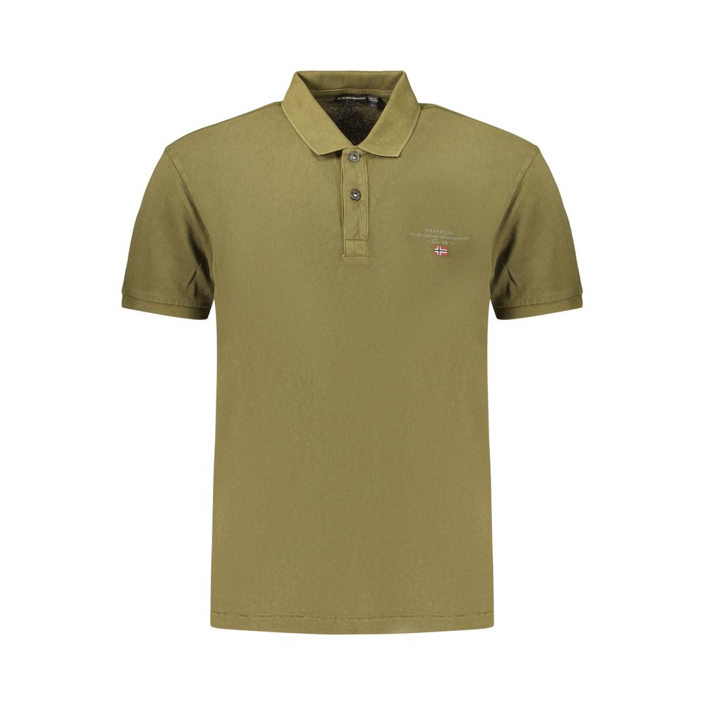 Napapijri Verde Cotton Men's Polo | Regal Royce