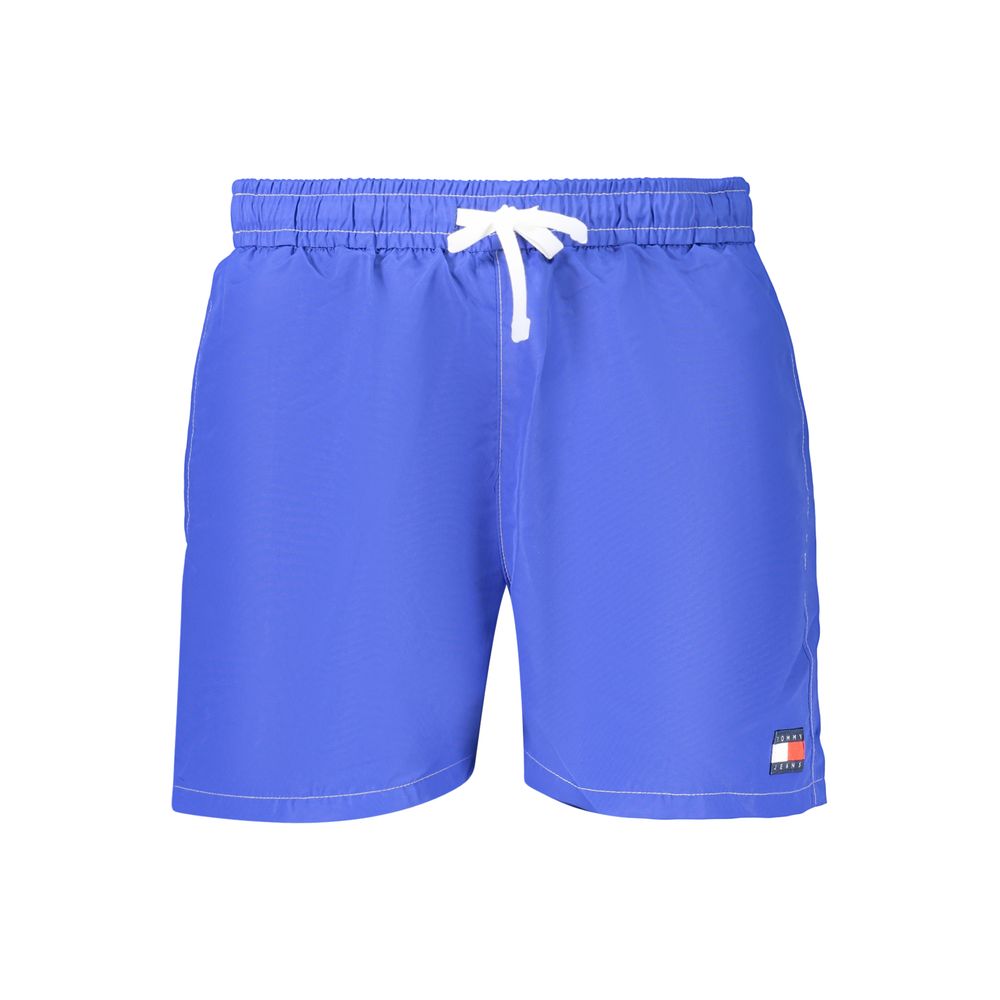 Tommy Hilfiger Blu Polyester Mens Short | Regal Royce