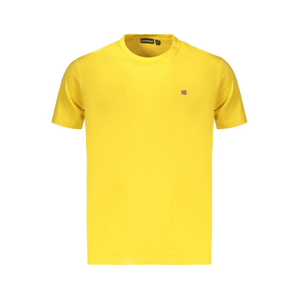 Napapijri Giallo Cotton Men's T-Shirt | Regal Royce