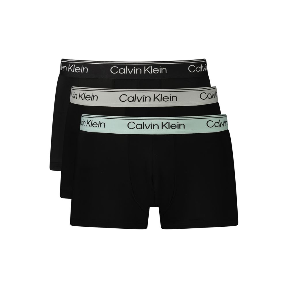 Calvin Klein Black Polyester Men's Boxer | Regal Royce