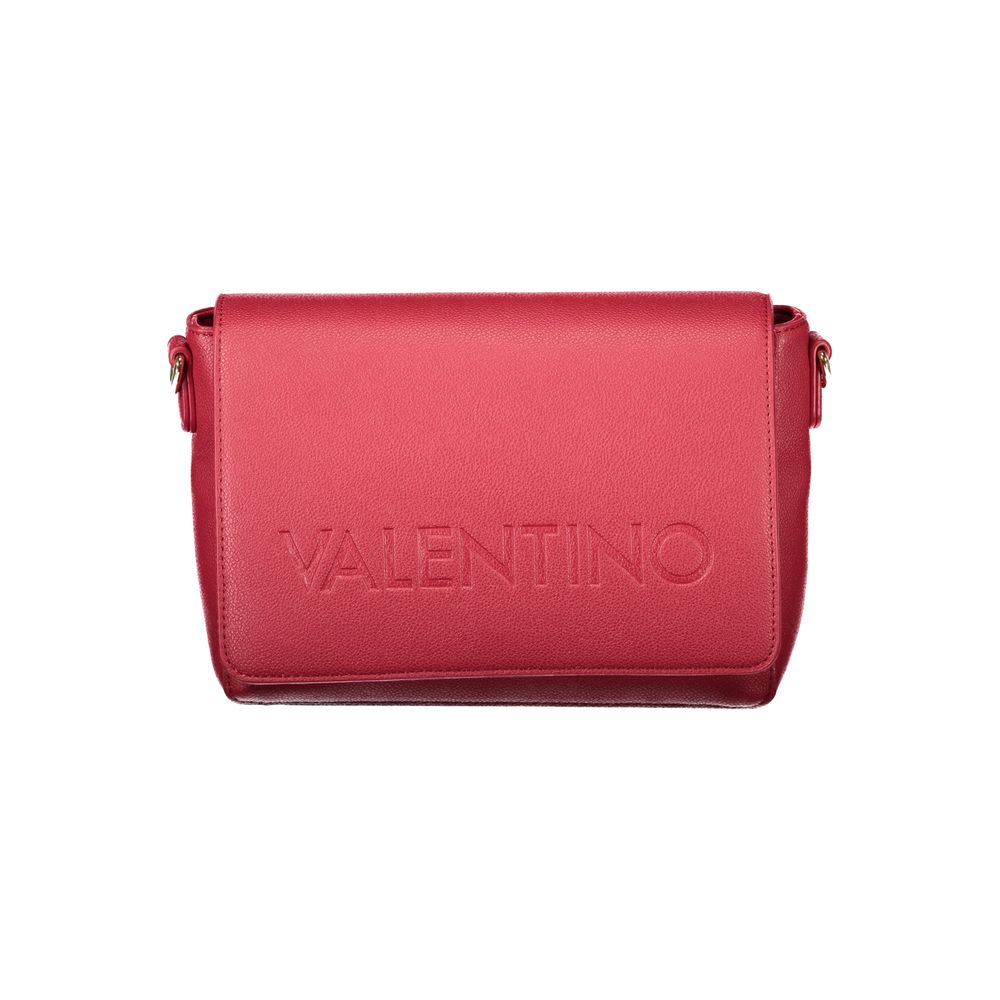 Mario Valentino Rosso Poliuretano Donna Bag With Adjustable And Removable Strap | Regal Royce
