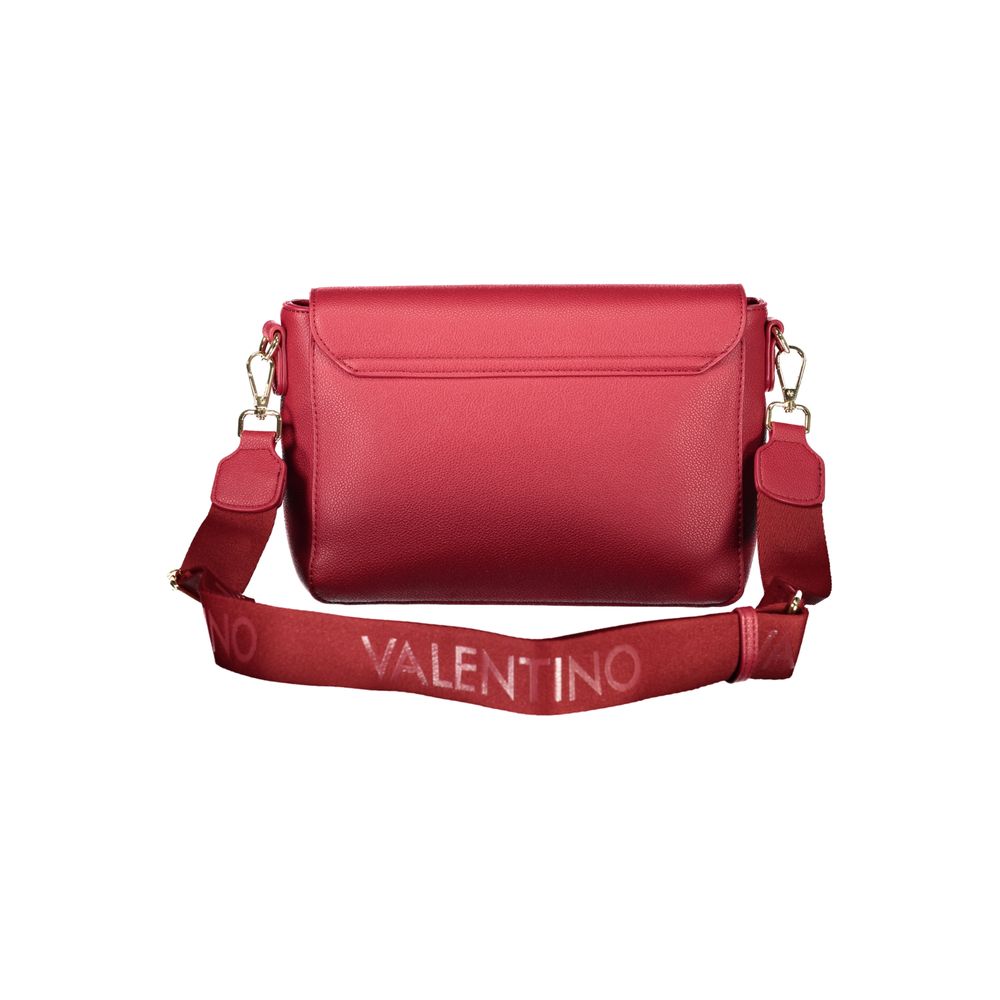 Mario Valentino Rosso Poliuretano Donna Bag With Adjustable And Removable Strap | Regal Royce