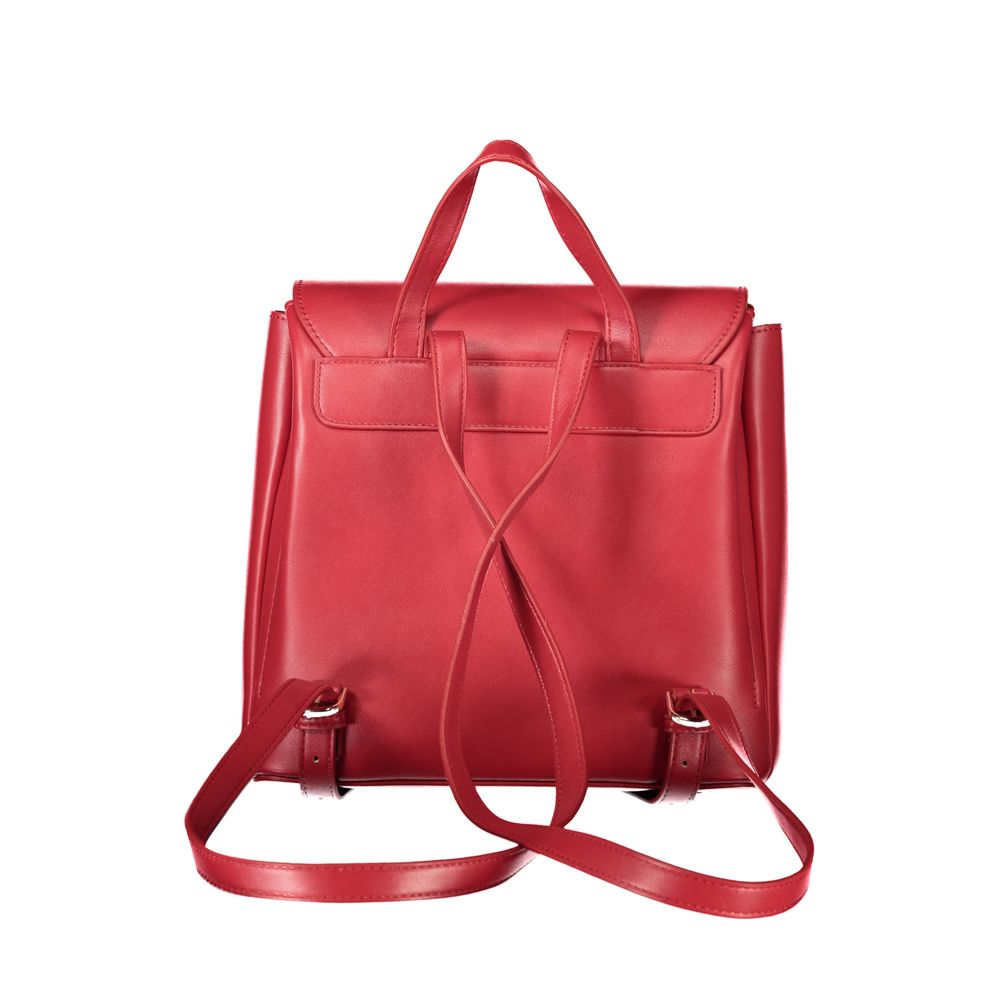 Mario Valentino Rosso Polyurethane Women's Bag | Regal Royce