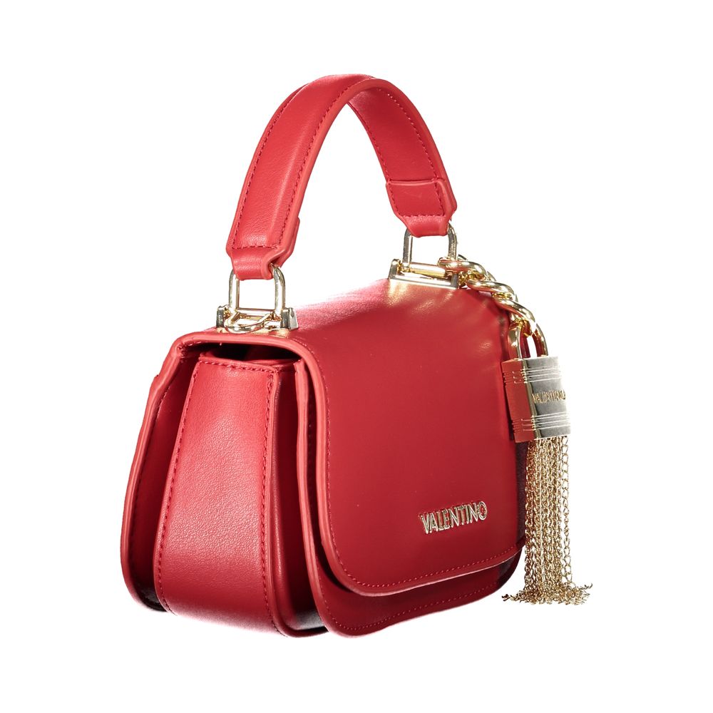 Mario Valentino Rosso Polyurethane Women Bag | Regal Royce