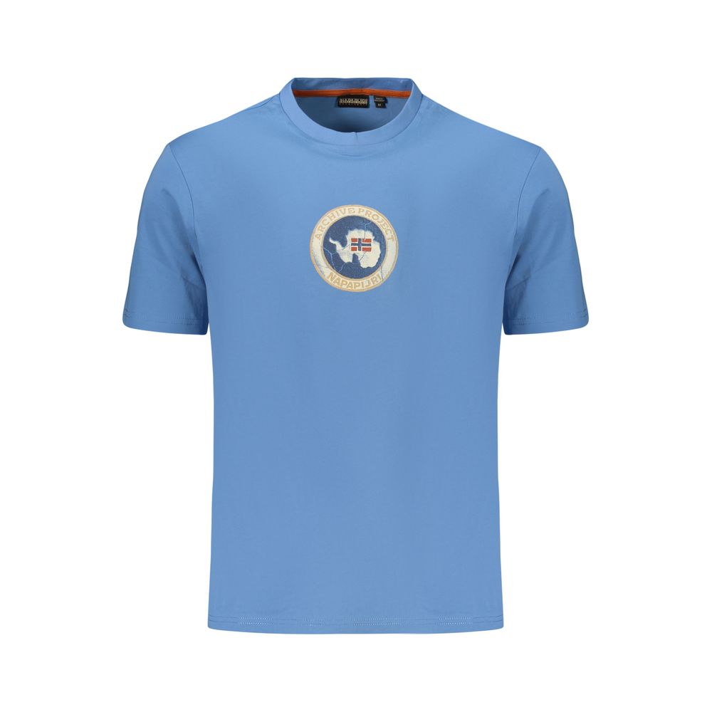 Napapijri Azzurro Cotton Men's T-Shirt | Regal Royce
