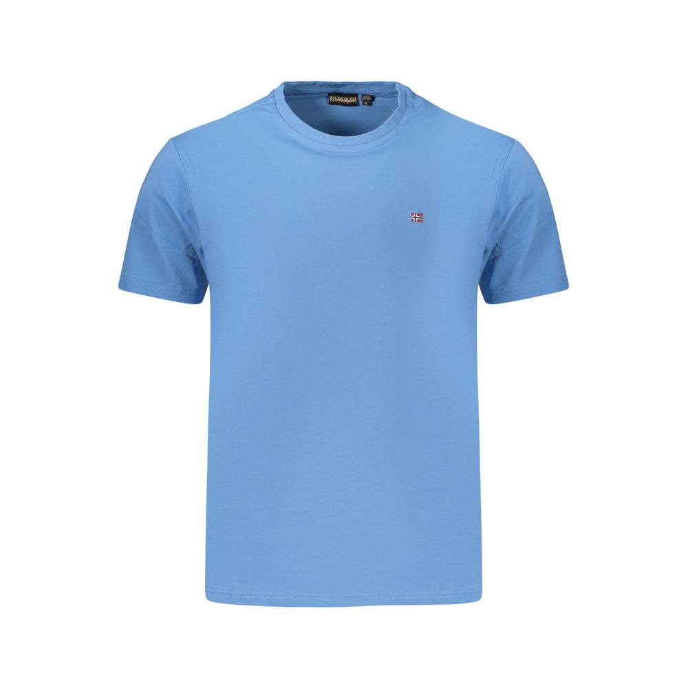 Napapijri Azzurro Cotton Mens TShirt | Regal Royce