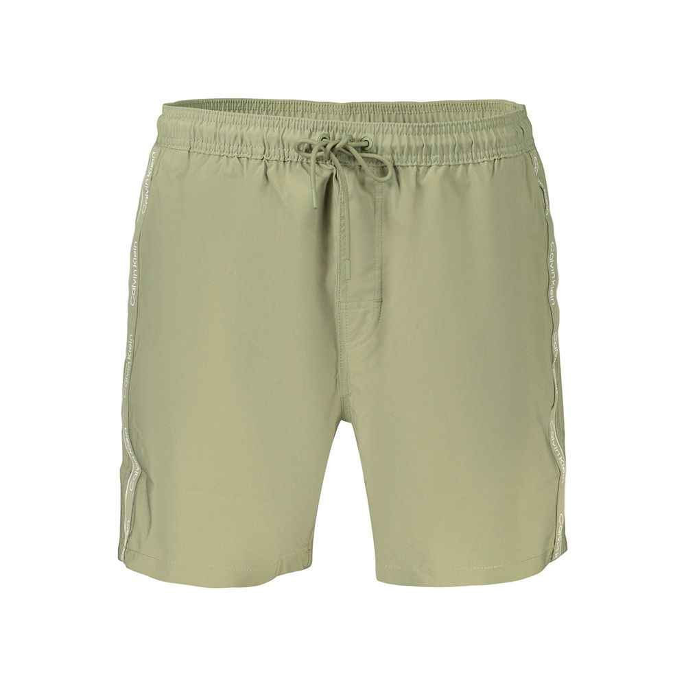 Calvin Klein Green Polyester Men's Swim Short | Regal Royce