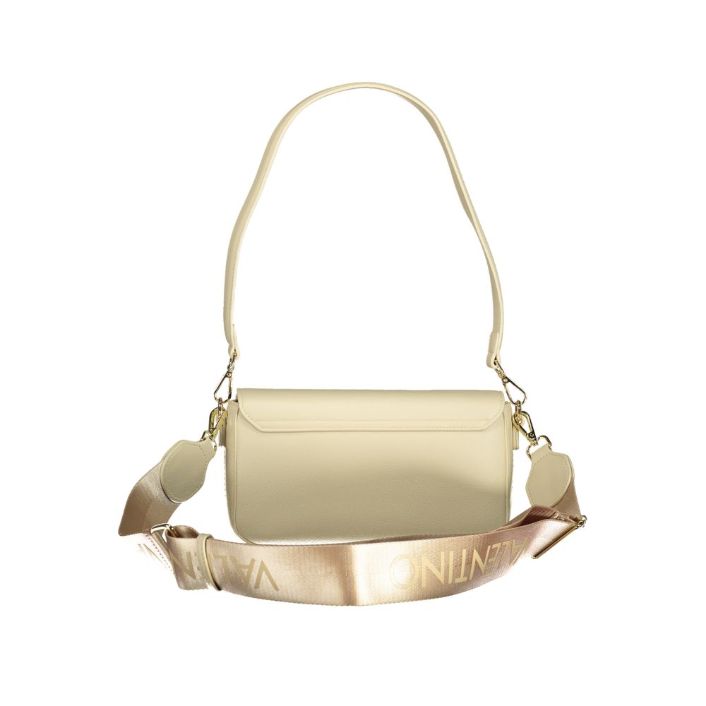 Mario Valentino Beige Polyurethane Women's Bag | Regal Royce