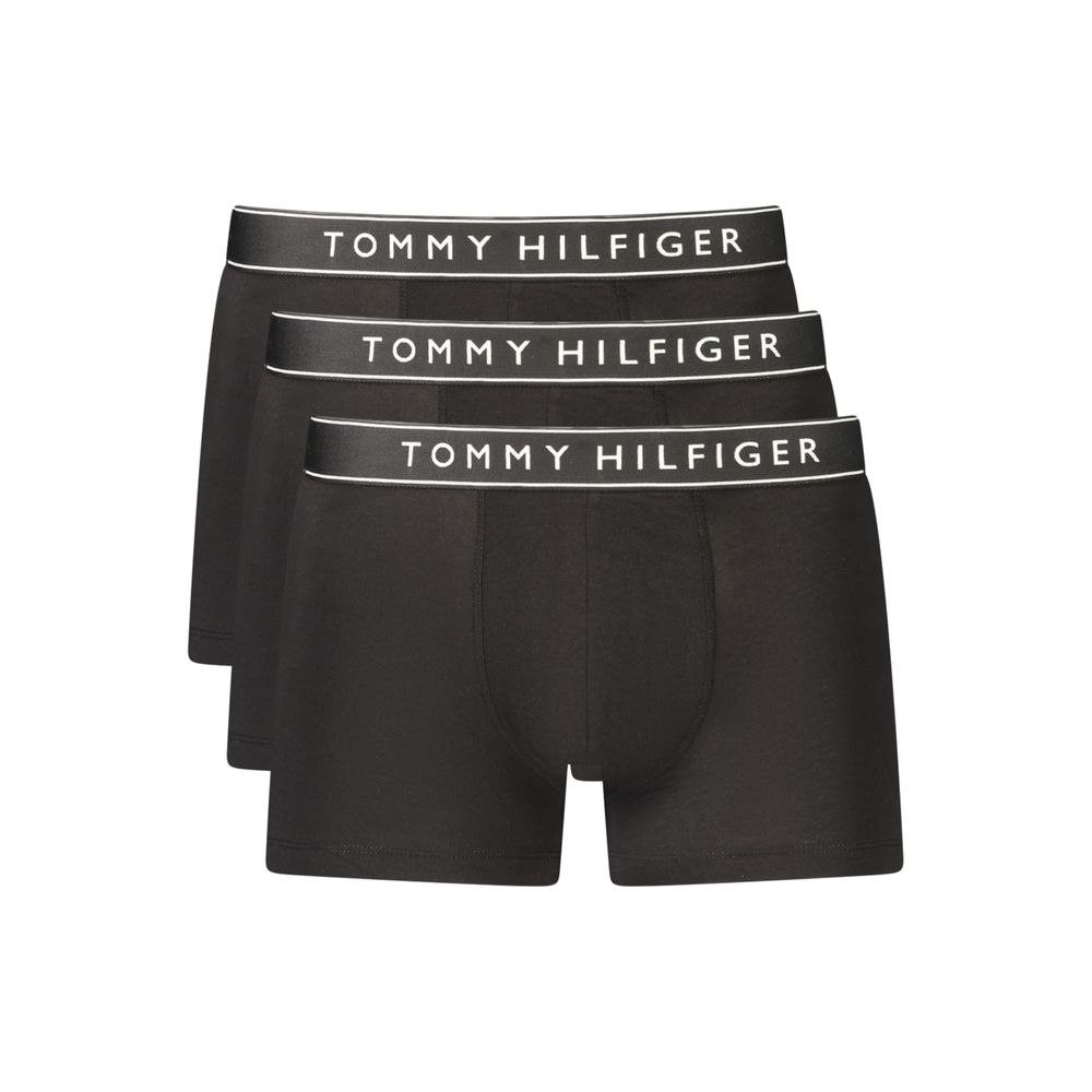 Tommy Hilfiger Black Cotton Men's Boxer Shorts | Regal Royce