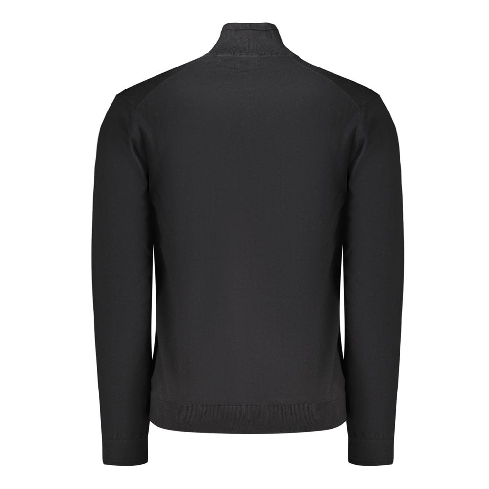 Napapijri Black Cotton Men's Sweater | Regal Royce