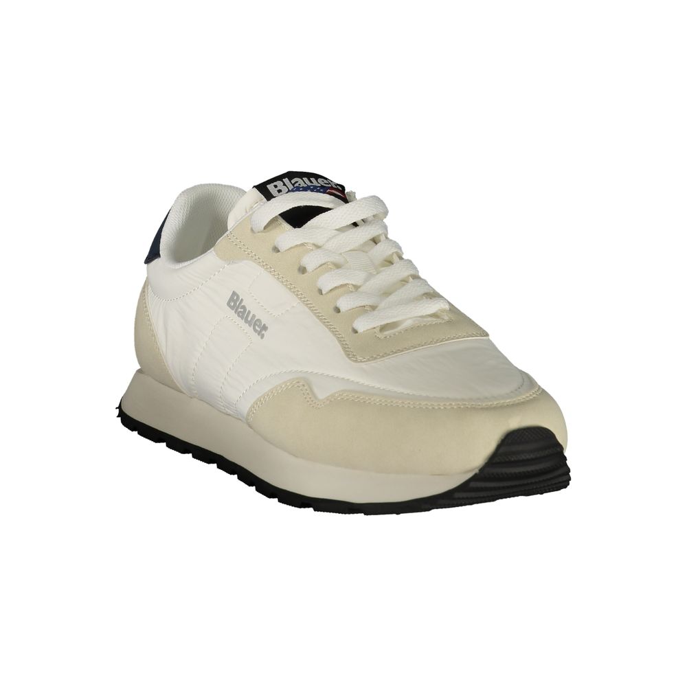Blauer Bianco Polyester Men's Sneaker | Regal Royce