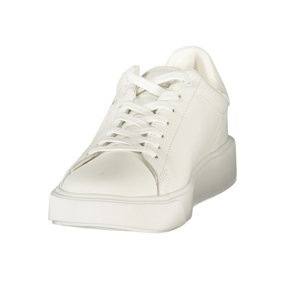 Blauer White Polyurethane Men's Sneaker | Regal Royce