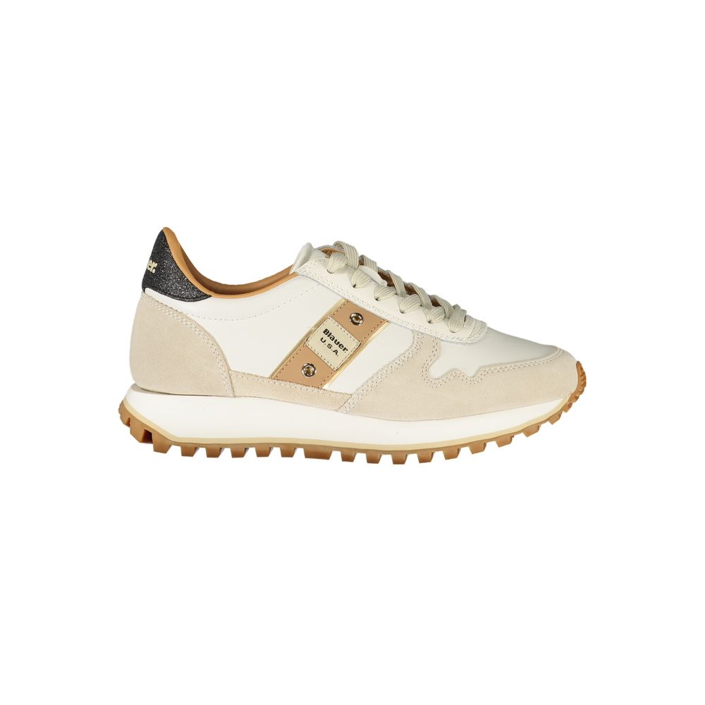 Blauer Bianco Polyurethane Donna Sneaker Ready to Dazzle | Regal Royce