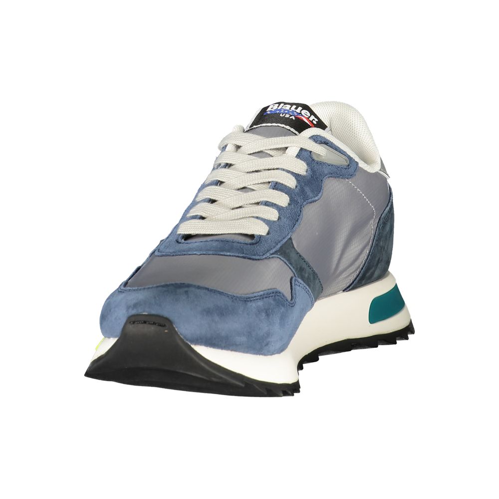 Blauer Blue Polyester Men's Sneaker | Regal Royce