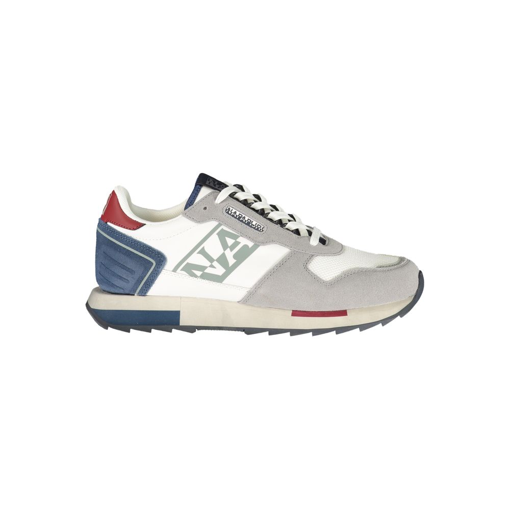 Napapijri White Polyester Men's Sneaker | Regal Royce