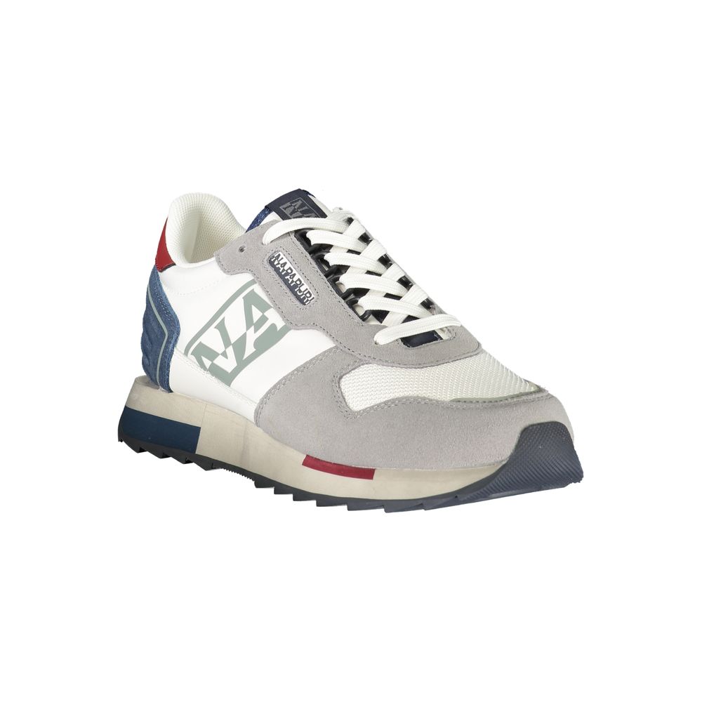 Napapijri White Polyester Men's Sneaker | Regal Royce