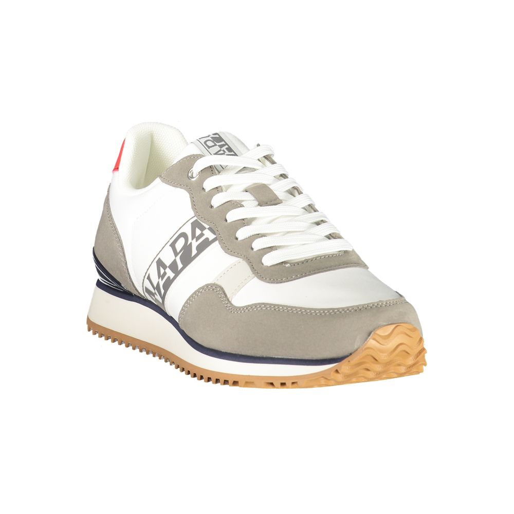 Napapijri Bianco Polyurethane Uomo Sneaker | Regal Royce