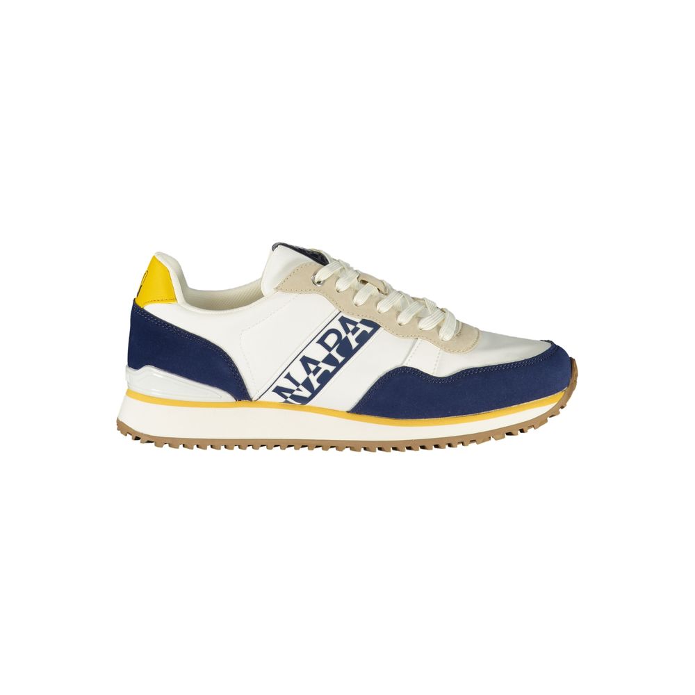 Napapijri White Polyester Men's Sneaker | Regal Royce