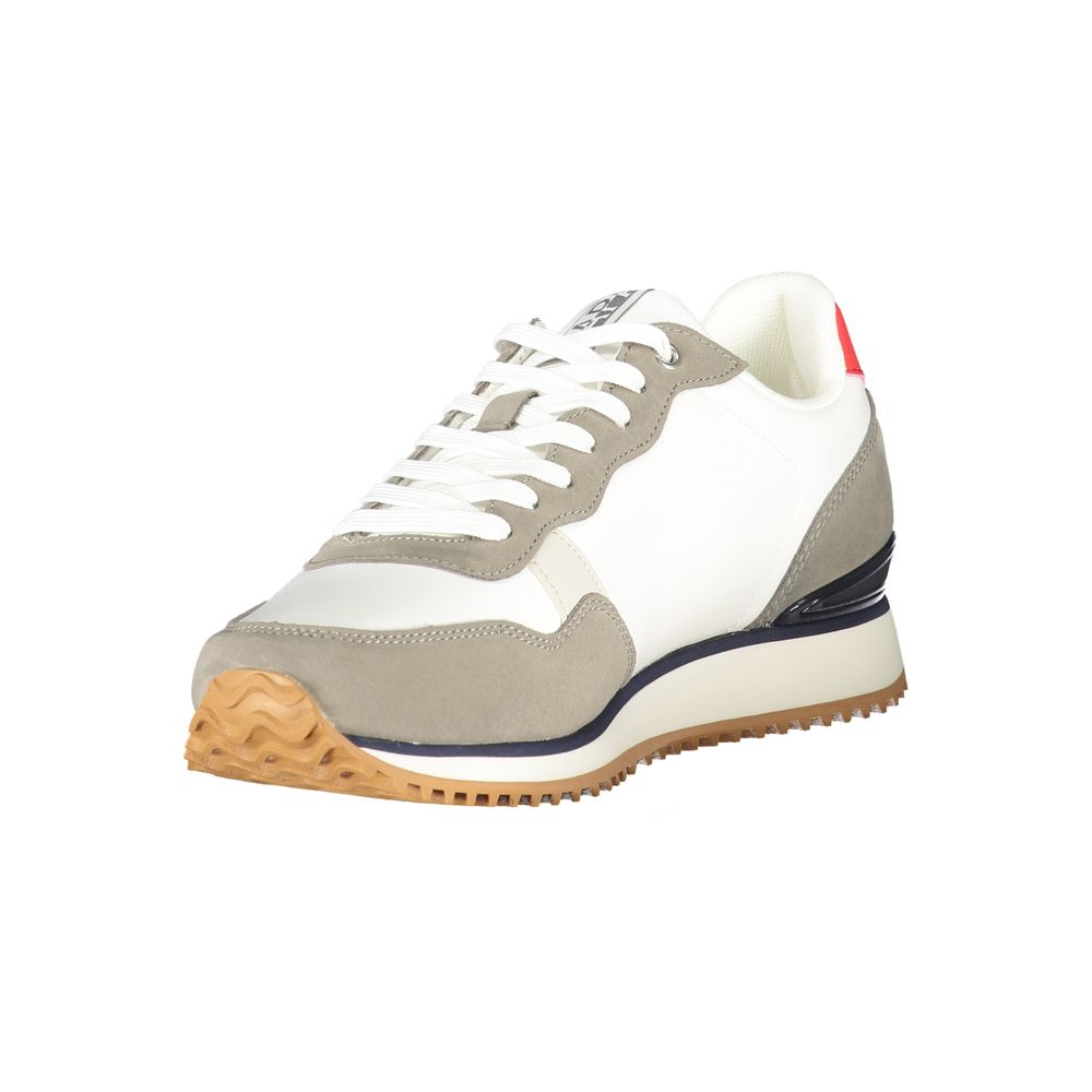 Napapijri Bianco Polyurethane Uomo Sneaker | Regal Royce