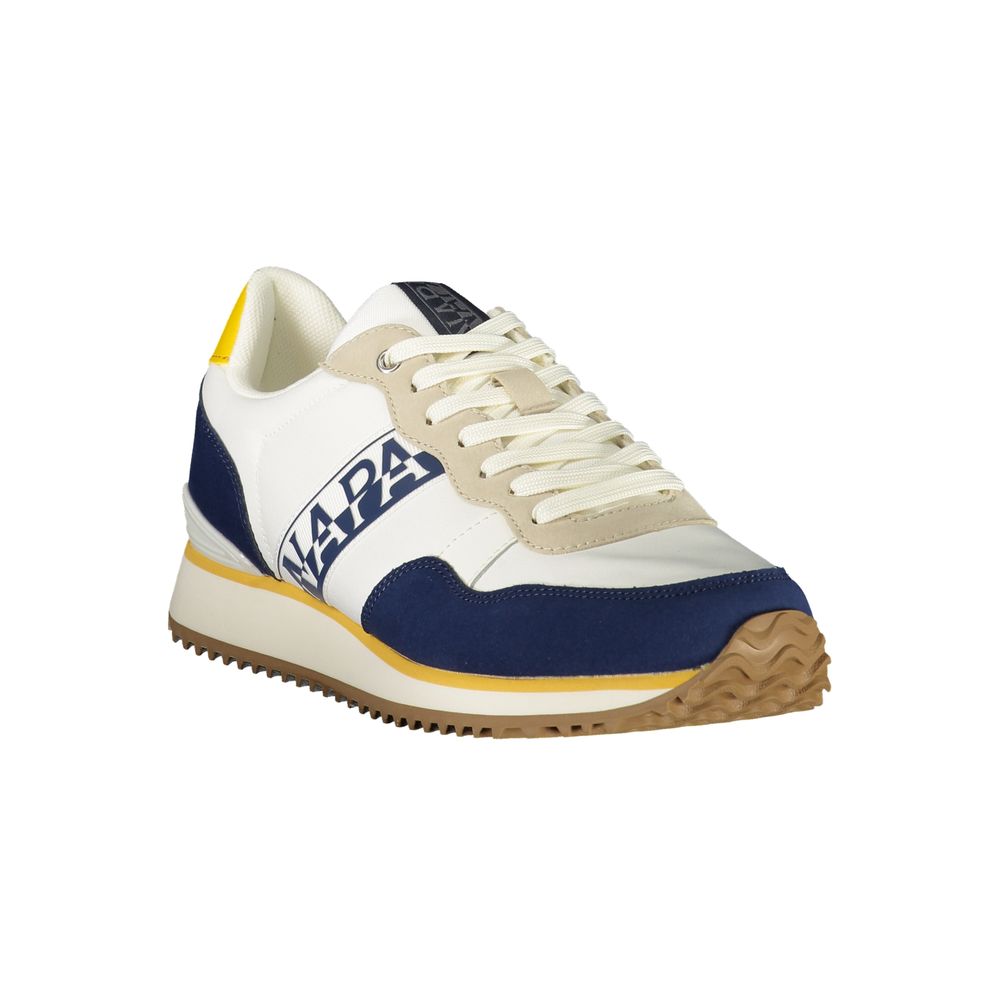 Napapijri White Polyester Men's Sneaker | Regal Royce