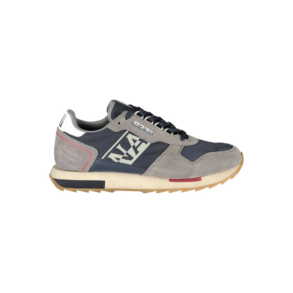 Napapijri Blue Polyester Men's Sneaker | Regal Royce