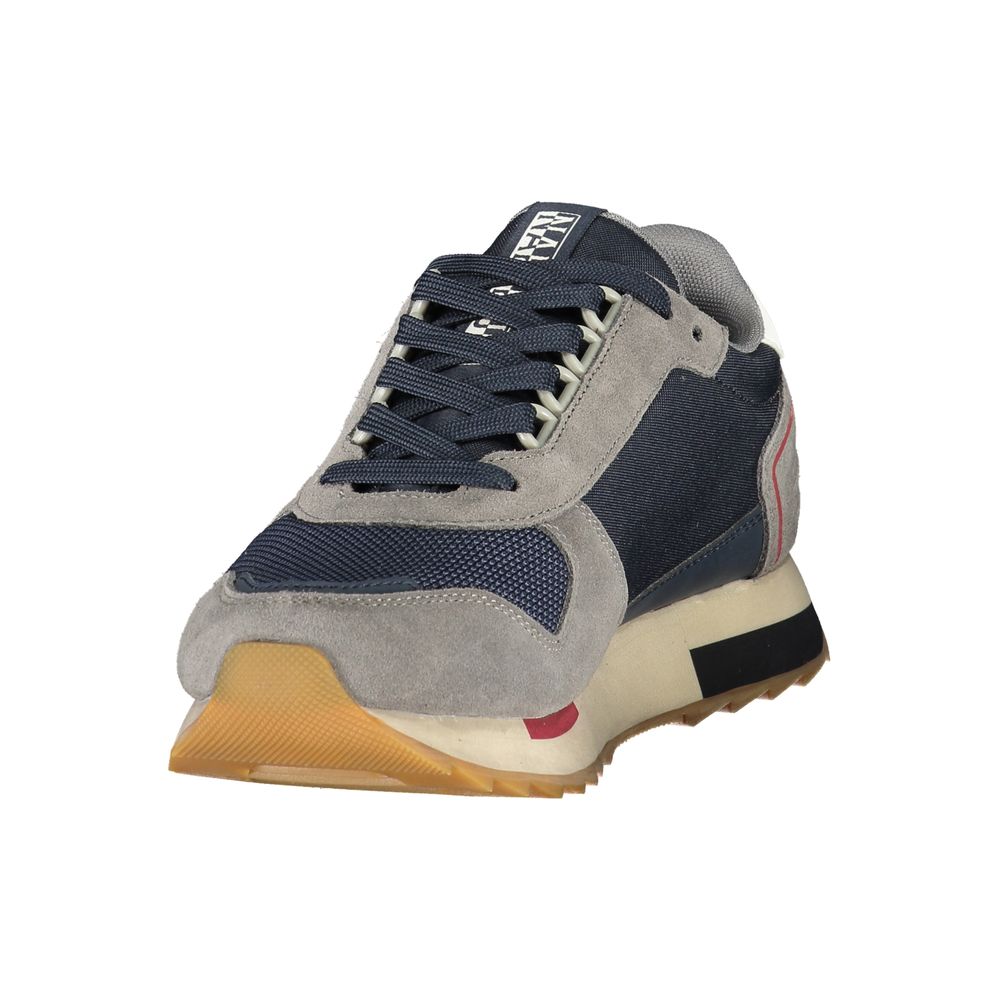 Napapijri Blue Polyester Men's Sneaker | Regal Royce