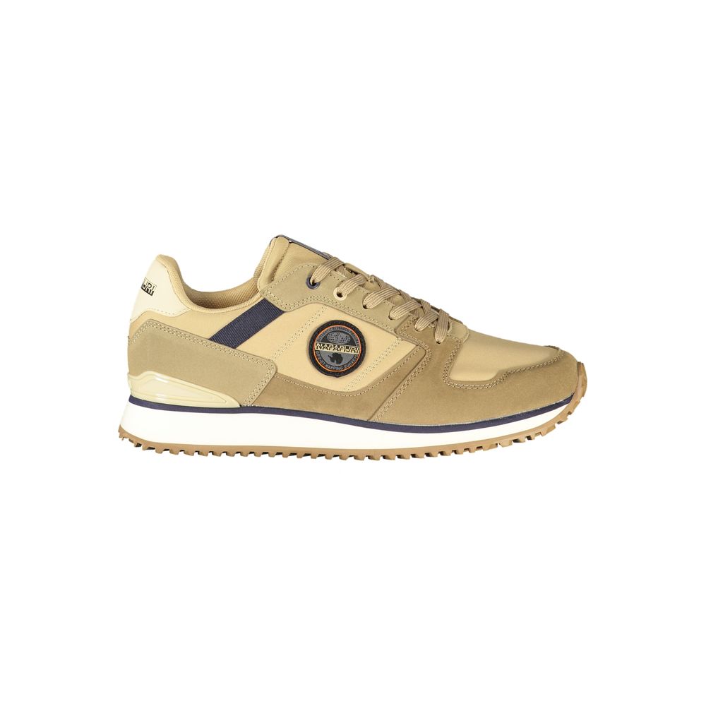 Napapijri Brown Polyurethane Men's Sneaker | Regal Royce