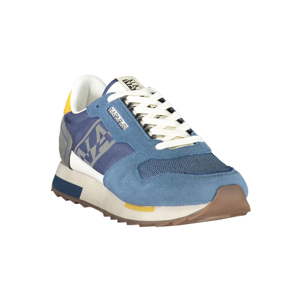 Napapijri Blue Polyester Men's Sneaker | Regal Royce