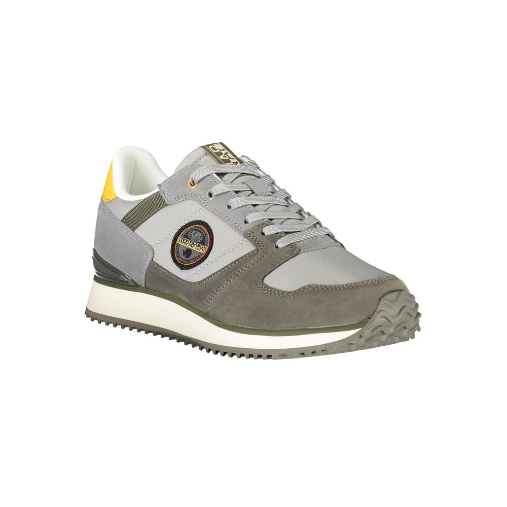 Napapijri Gray Polyester Men's Sneaker | Regal Royce