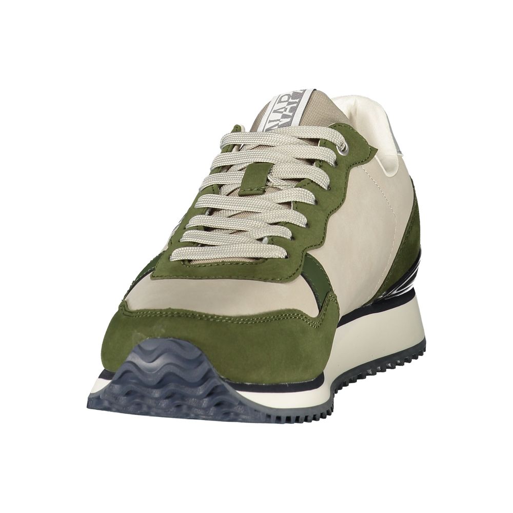 Napapijri Verde Polyurethane Men's Sneaker | Regal Royce
