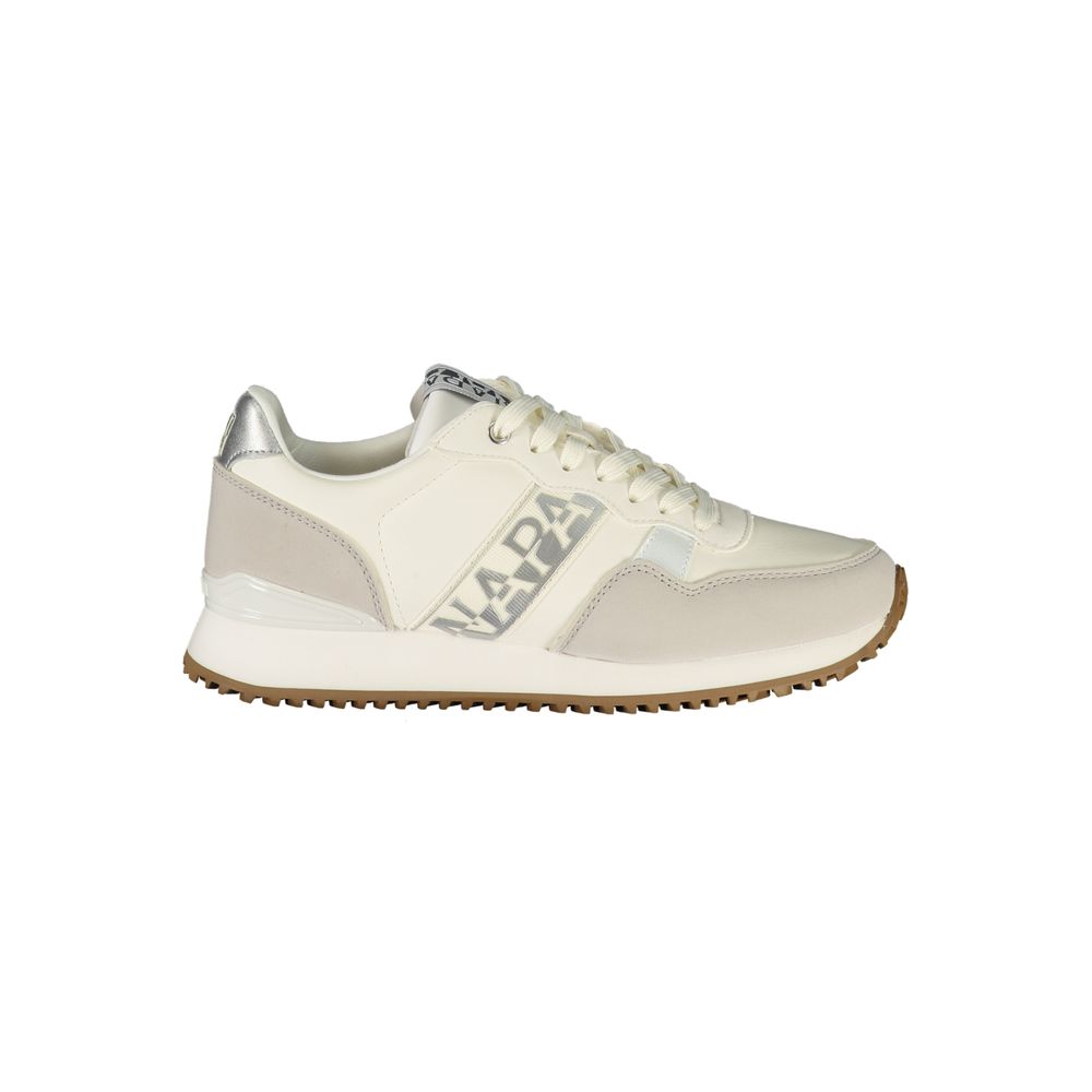 Napapijri White Polyester Womens Sneaker | Regal Royce