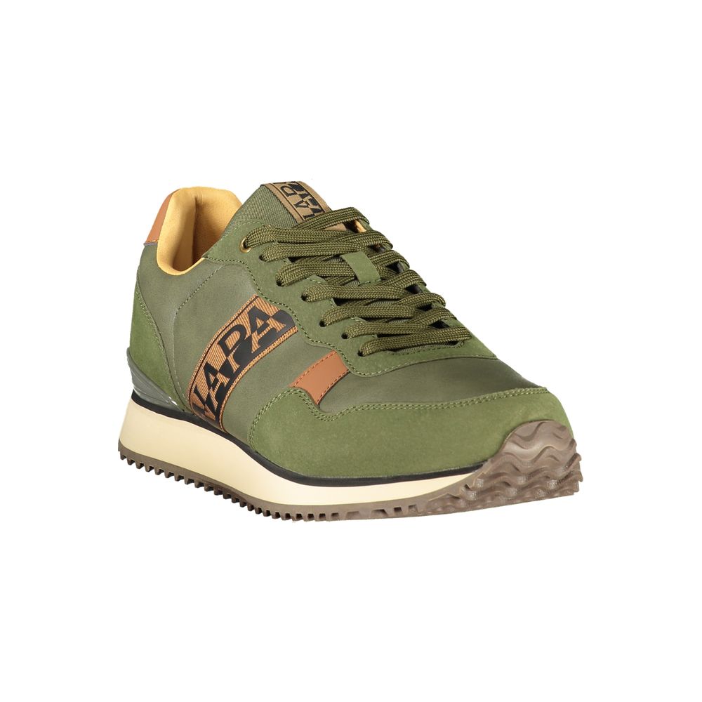 Napapijri Verde Polyester Mens Sneaker | Regal Royce
