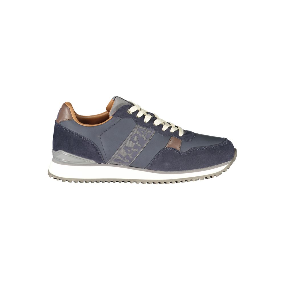 Napapijri Blue Polyester Men's Sneaker | Regal Royce