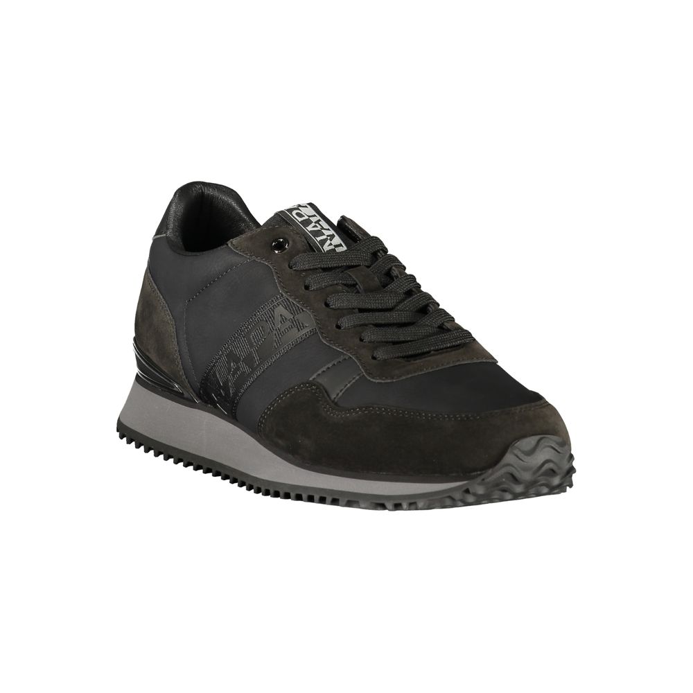 Napapijri Black Polyester Mens Sneaker | Regal Royce