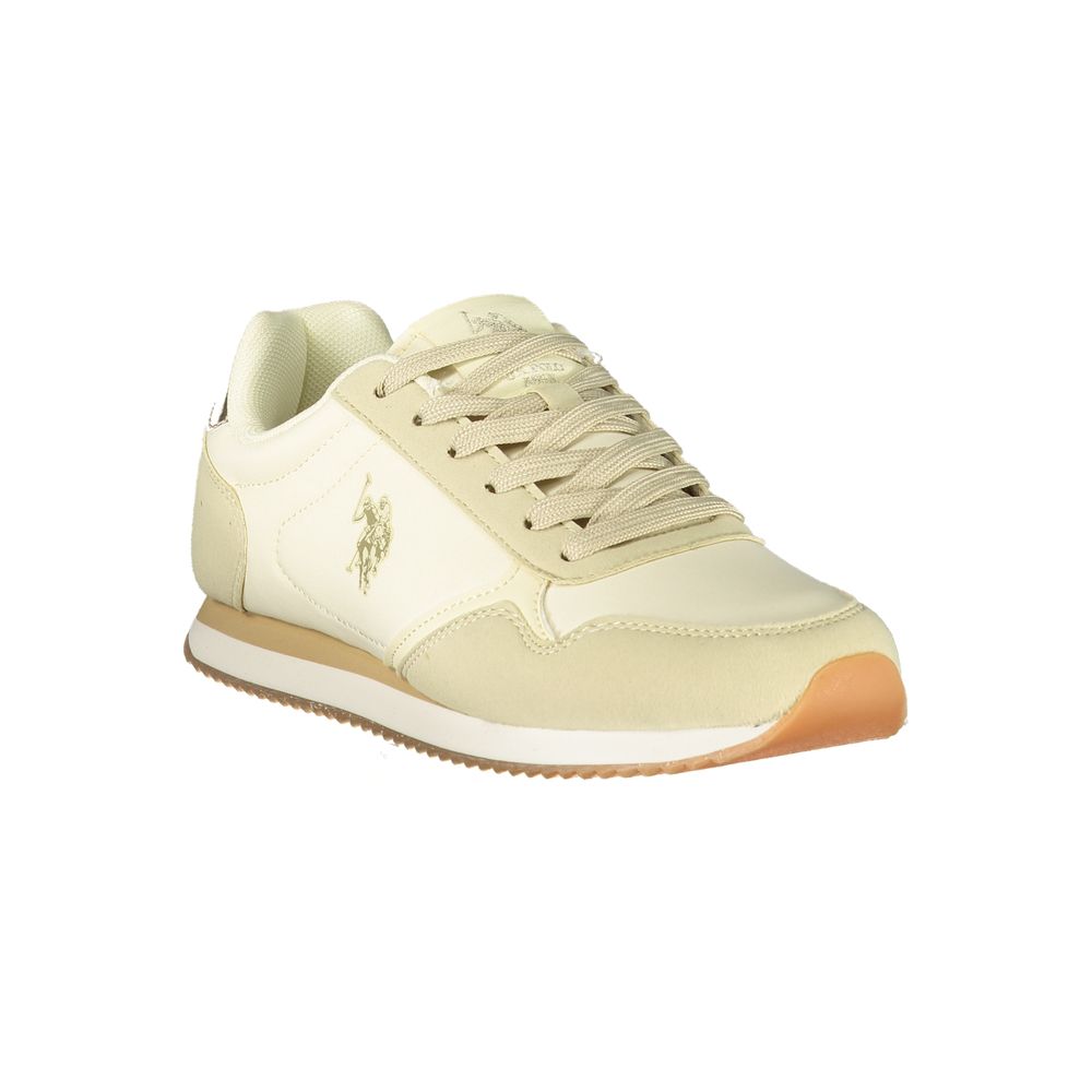 U.S. POLO ASSN. Beige Polyurethane Women's Sneaker | Regal Royce