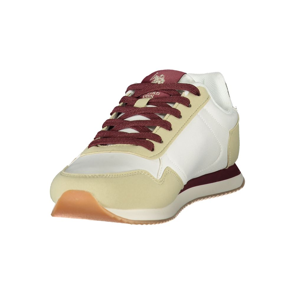 U.S. POLO ASSN. White Polyurethane Women's Sneaker | Regal Royce