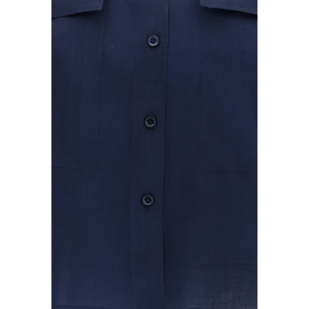 Max Mara Blue Silk Shirt | Regal Royce