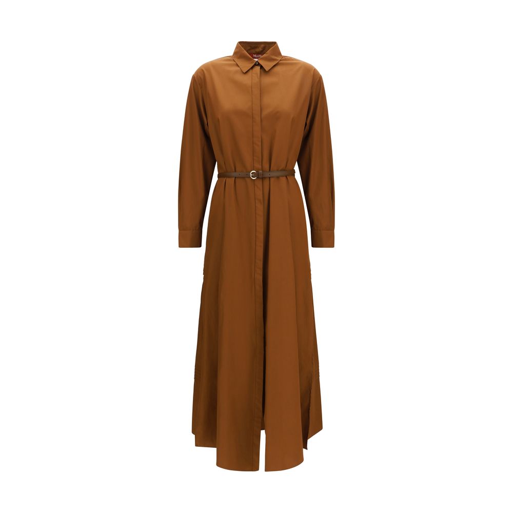 Max Mara Brown Cotton Casual Dress | Regal Royce