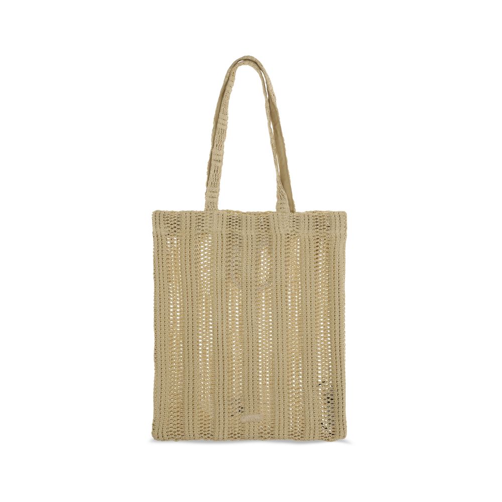 PINKO Beige Raffia Shoulder Bag | Regal Royce