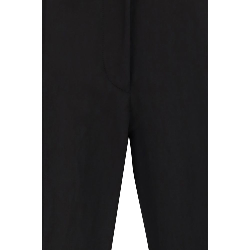 Max Mara Black Viscose Flared Pants | Regal Royce