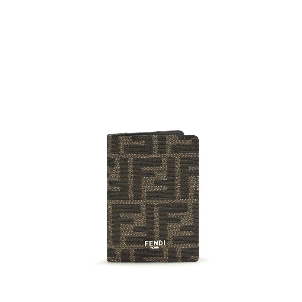 Fendi Brown Calf Leather Bos Taurus Wallet | Regal Royce