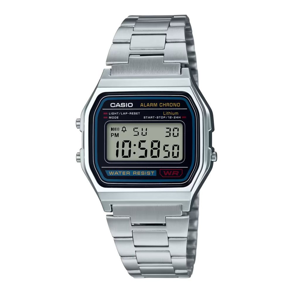 Casio Gray Stainless Steel Digital Watch | Regal Royce