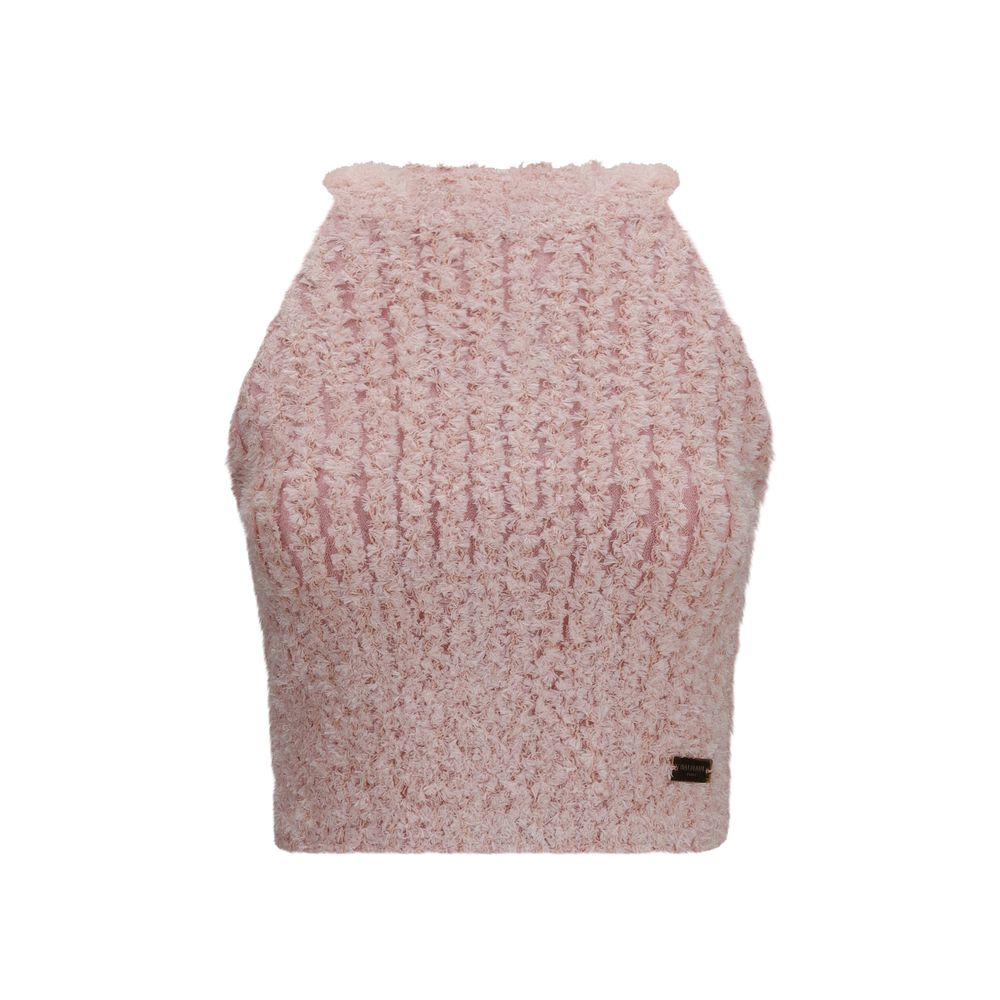 Balmain Multicolor Viscose Sleeveles T-Shirt | Regal Royce