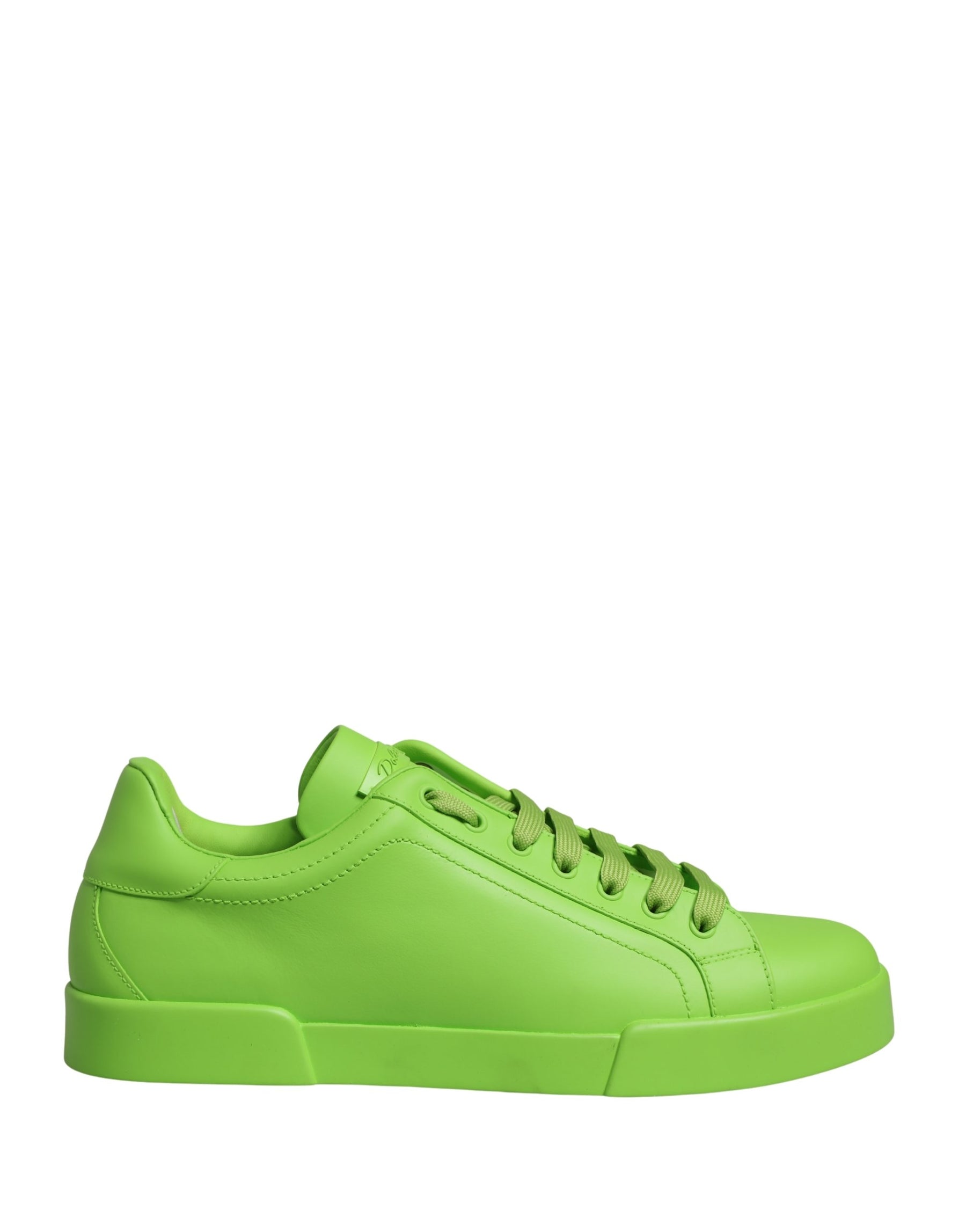 Dolce & Gabbana Green Leather Portofino Low Top Sneakers Shoes | Regal Royce