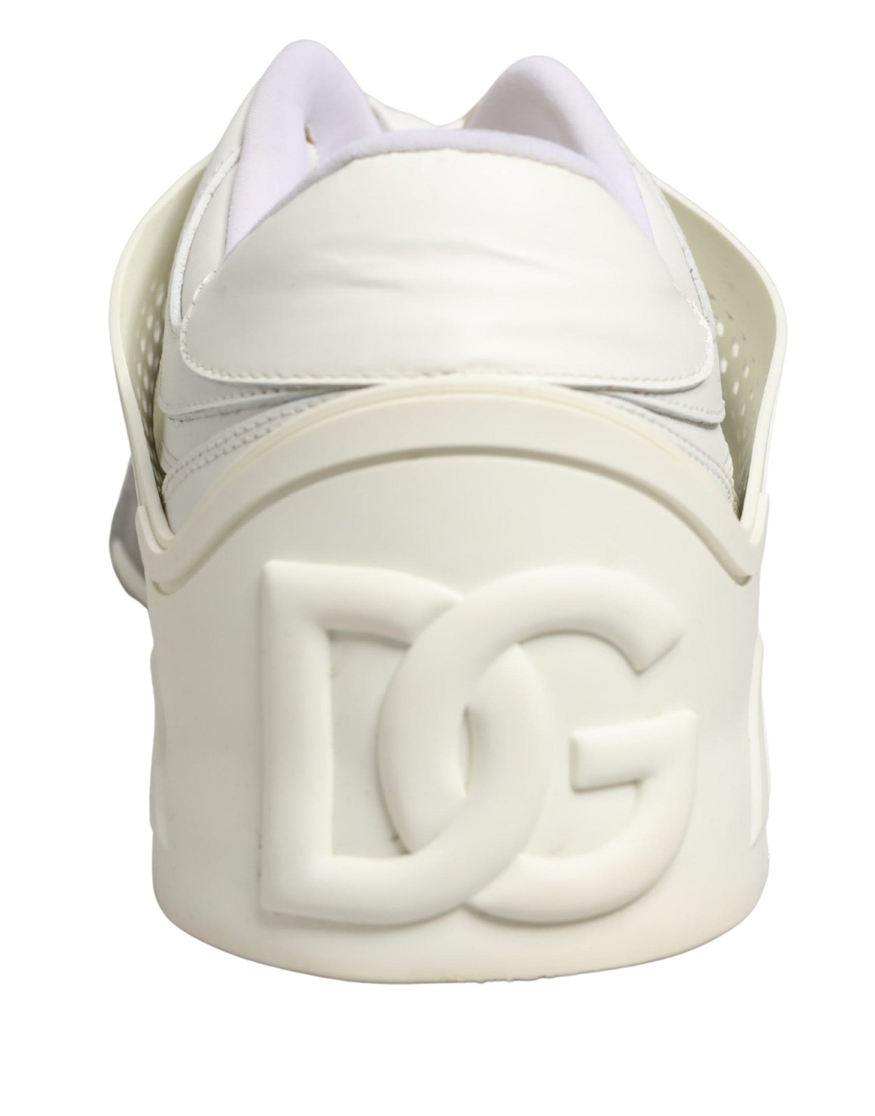 Dolce & Gabbana White Low Top Custom 2.Zero Sneakers Shoes | Regal Royce
