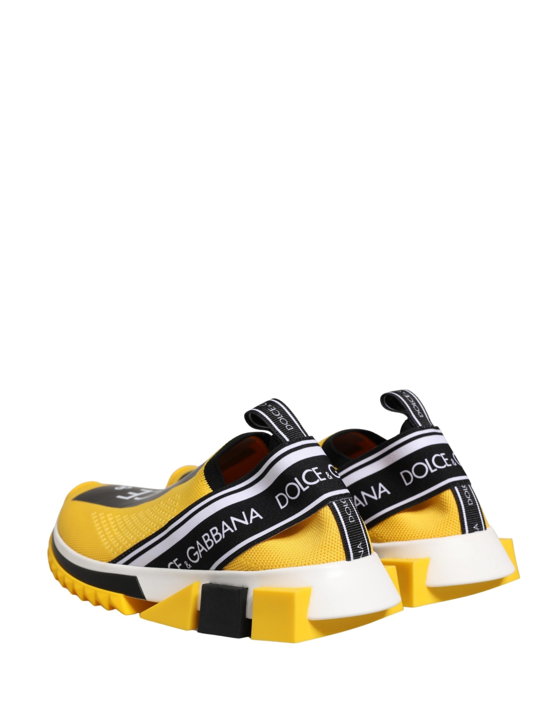 Dolce & Gabbana Yellow Sorrento SlipOn Low Top Sneakers Shoes | Regal Royce
