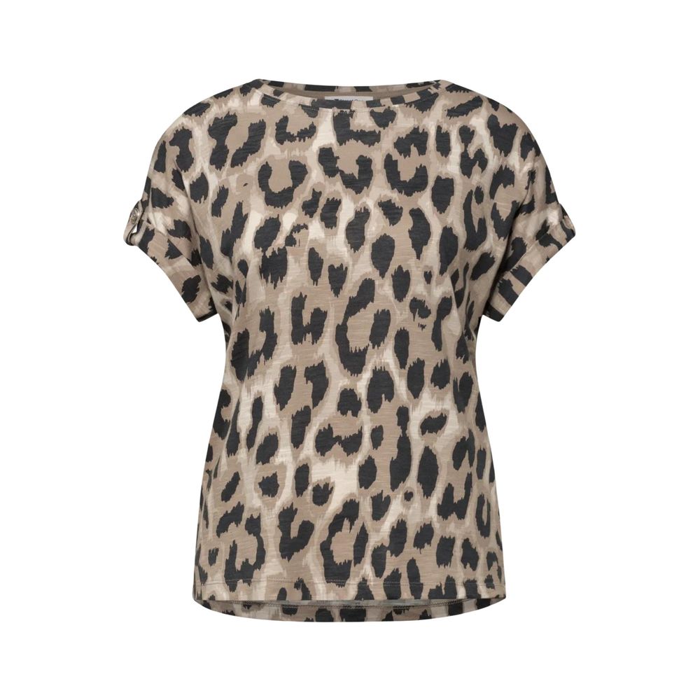 Street One Beige Cotton Blouse | Regal Royce