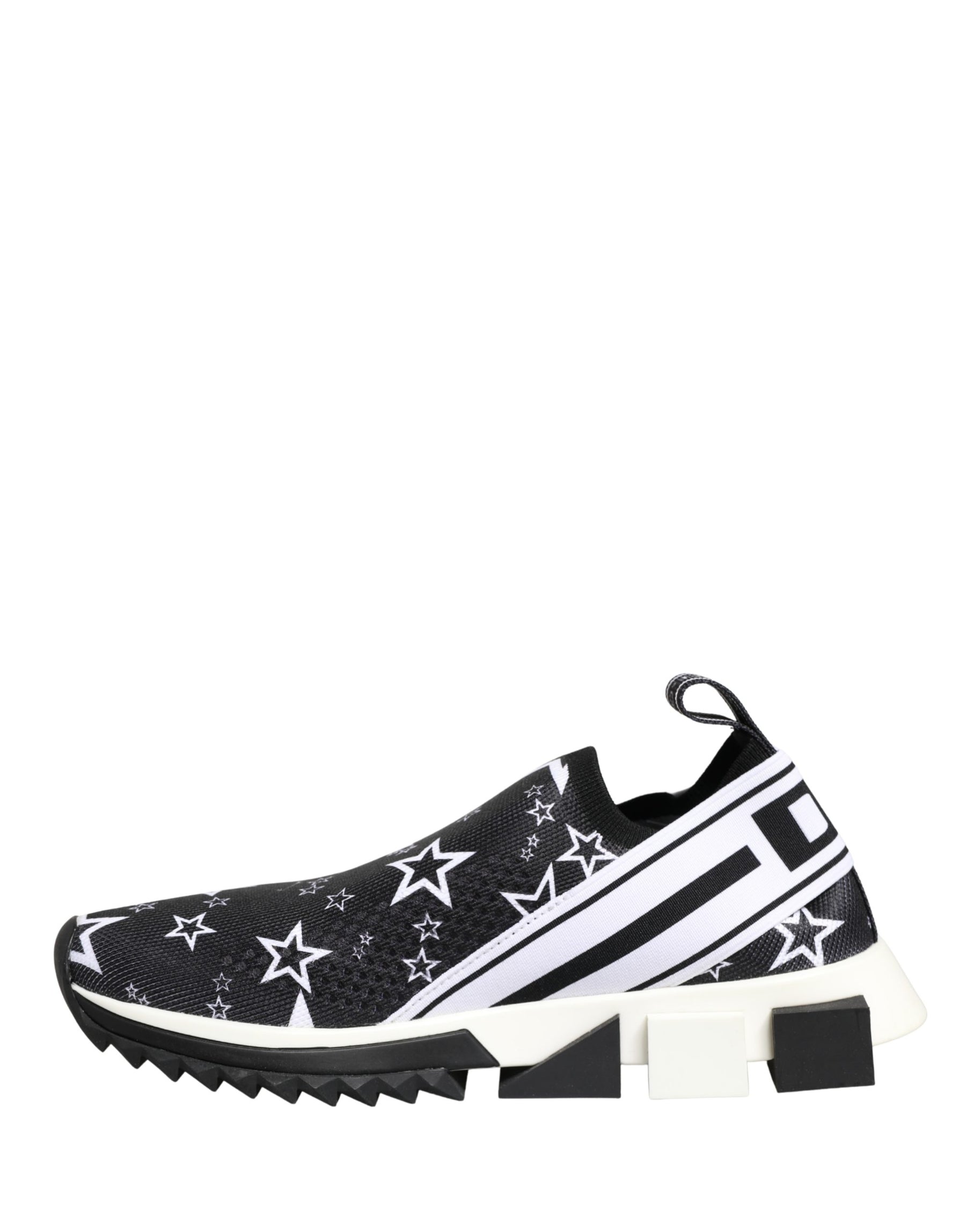 Dolce & Gabbana Black Stars Logo SORRENTO Sneakers Shoes | Regal Royce