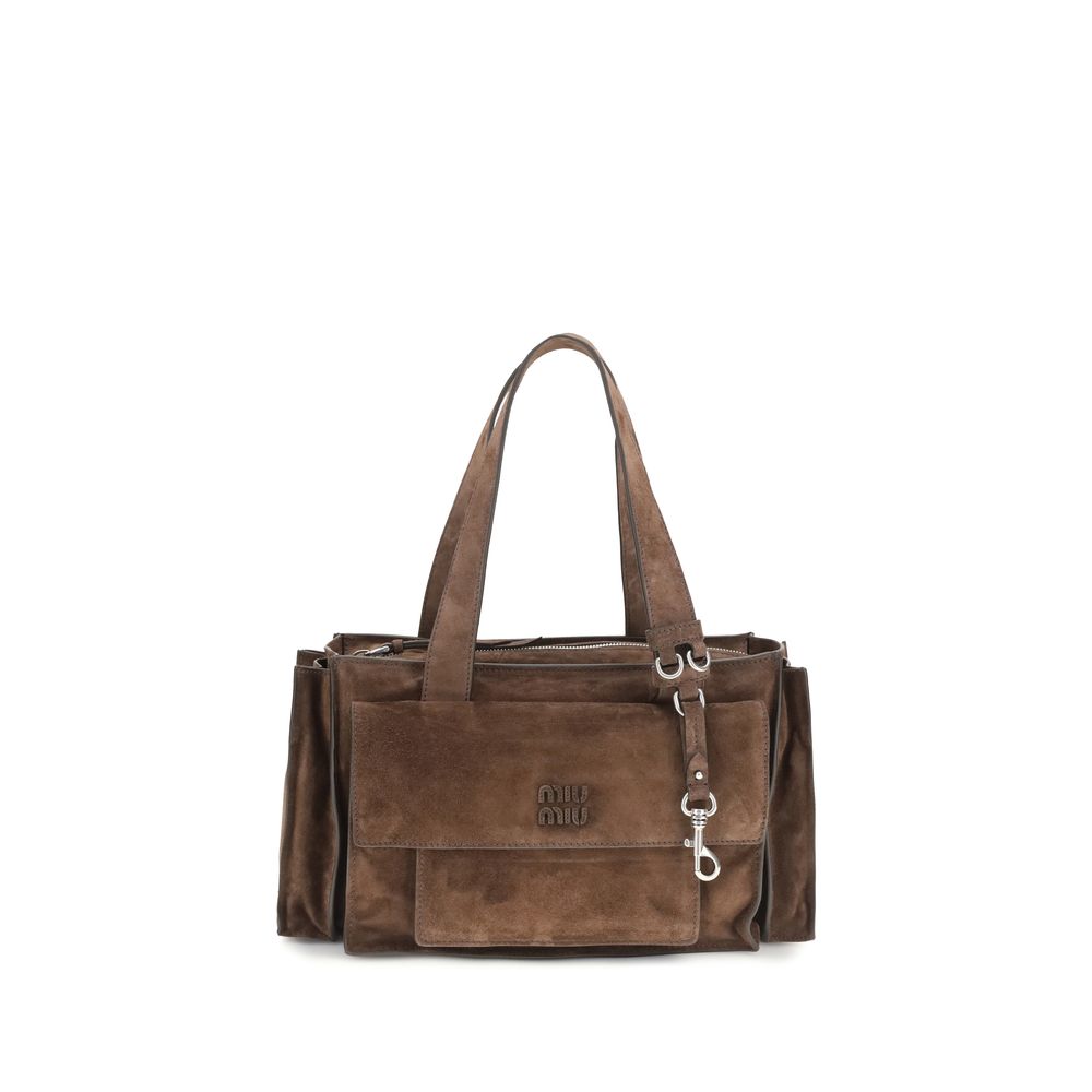 Miu Miu Brown Calf Leather Bos Taurus Shoulder Bag | Regal Royce